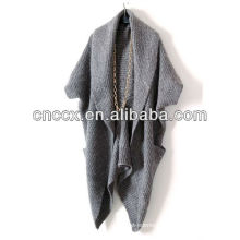 13STC5520 lady wool poncho coat